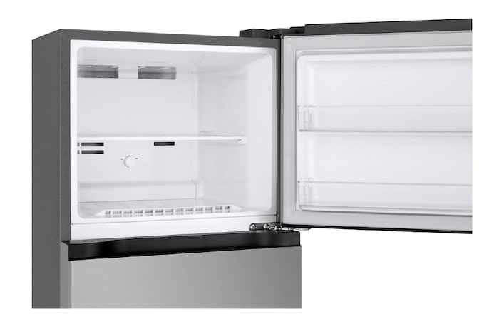 Vista frontal congelador abierto Nevera Congelador Superior LG VT26BPY